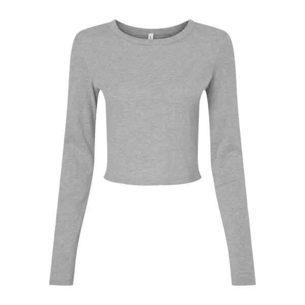 Women’s micro rib long sleeve baby t-shirt Thumbnail